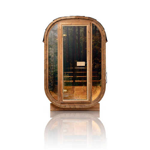 Auris One Luxury Outdoor Cedar Sauna — premium outdoor cedar sauna, product view 2