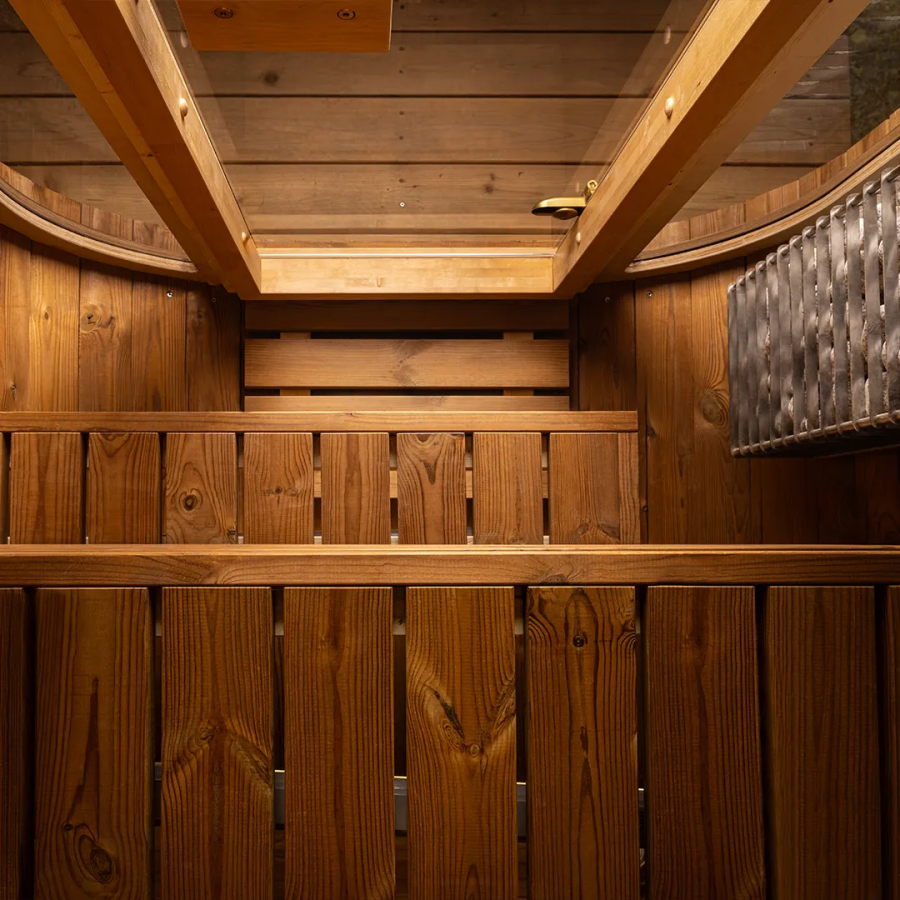 Auris One Luxury Outdoor Cedar Sauna — premium outdoor cedar sauna, product view 6