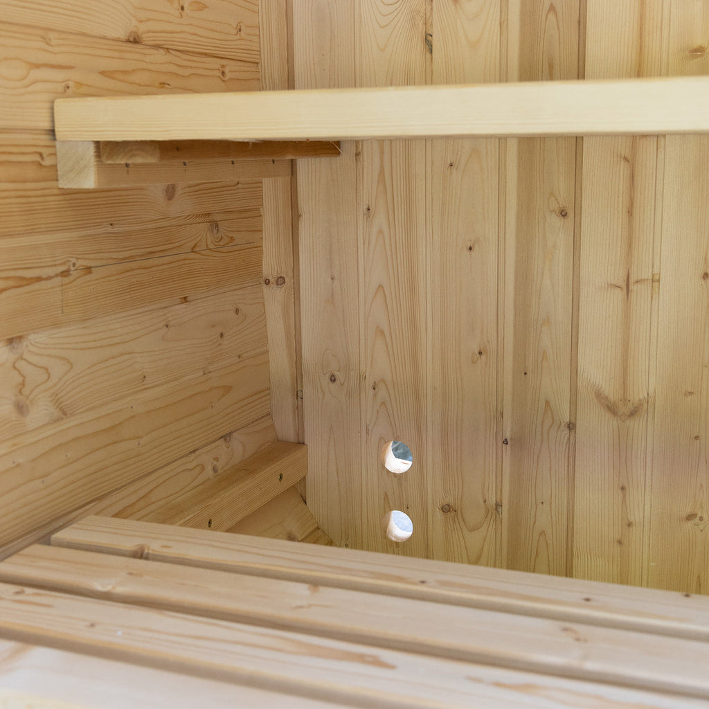 Auris One Luxury Outdoor Cedar Sauna — premium outdoor cedar sauna, product view 8
