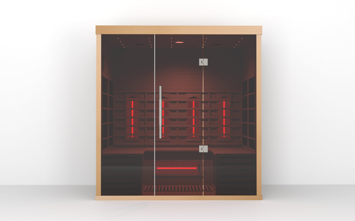 Lumin Infrared Sauna Three — premium infrared sauna, product view 6