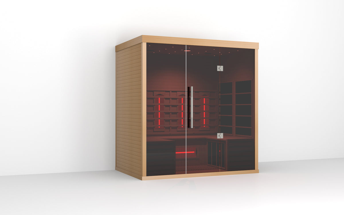 Lumin Infrared Sauna Three — premium infrared sauna, product view 7