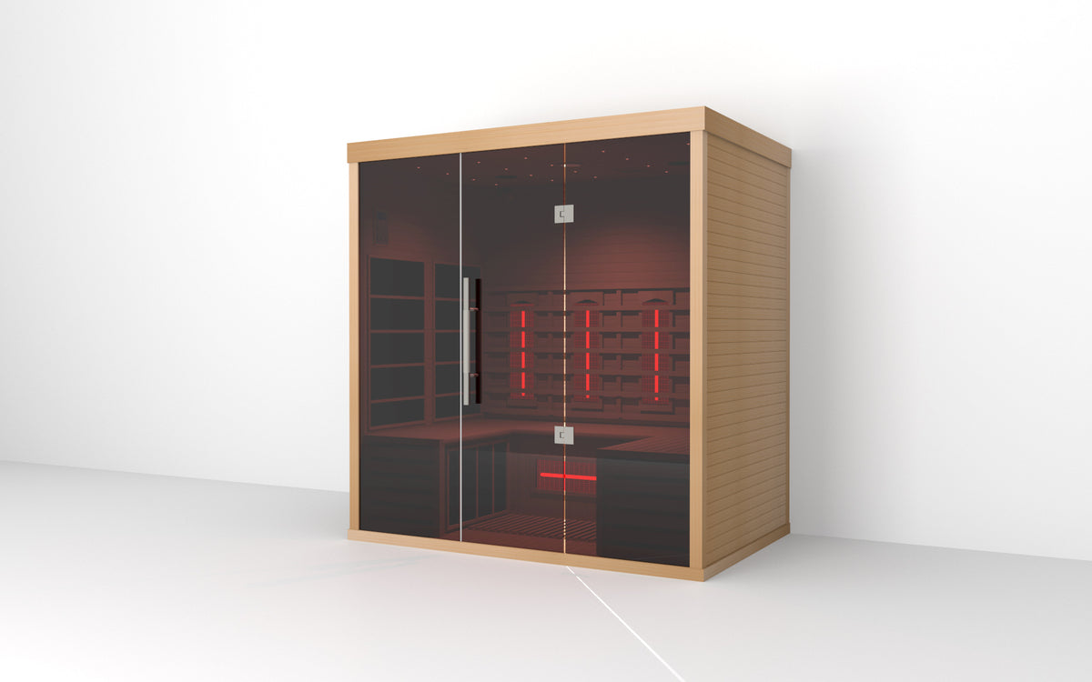 Lumin Infrared Sauna Three — premium infrared sauna, product view 8